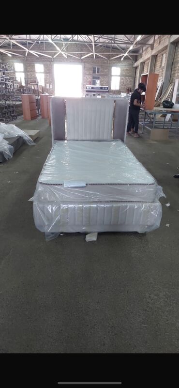 кровать двухспальная: Новый, Односпальная кровать, С подъемным механизмом, С матрасом, Без выдвижных ящиков, Турция