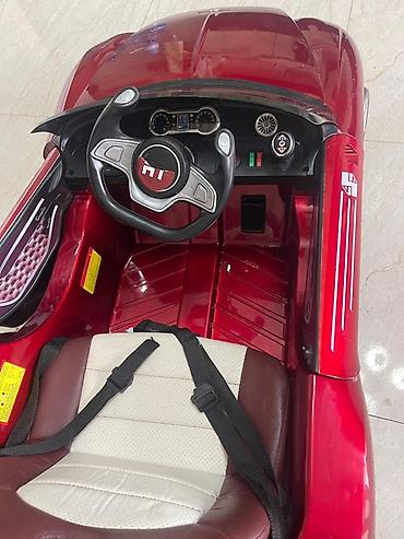 mashin al: Uşaq üçün elektrikli minik maşını – qırmızı rəng Xüsusiyyətlər: - — 5