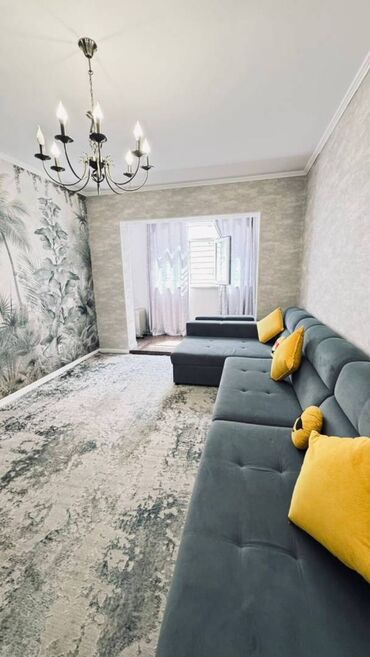 квартиры в жалал абаде: 1 комната, 48 м², 106 серия улучшенная, 4 этаж, Евроремонт
