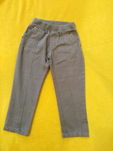 Pantalone: PRIMIGI ORIGINAL italijanske pantalone za decake sive boje 100% pamuk — 9