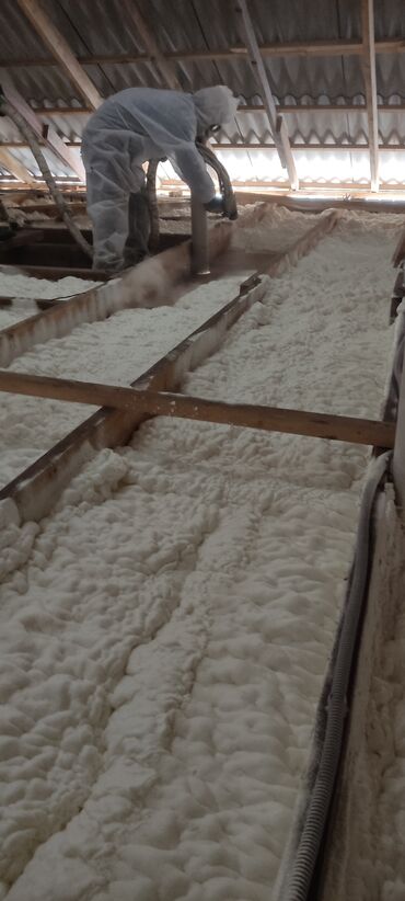 Утепление: Утепление крыши, Утепление потолоков | Утепление завода, Утепление квартиры, Утепление склада Минеральная вата, Пенополиуретан, Penoplex Больше 6 лет опыта — 12