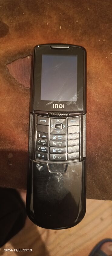 sade telefonlar: Inoi 100, rəng - Qara, Düyməli