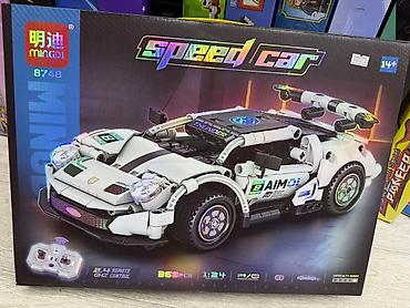 Конструктор MINGDI Speed Car 8748 — радиоуправляемый спортивный