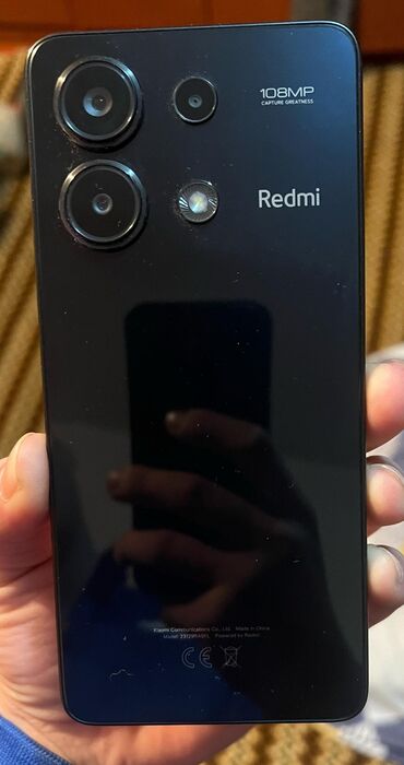 Redmi: Redmi, Redmi Note 13, Б/у, 128 ГБ, цвет - Черный, 1 SIM, 2 SIM