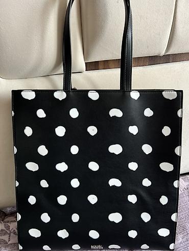 Çantalar: Karl Lagerfeld tote çantası - Model: Karl Lagerfeld polka dot tote - — 2