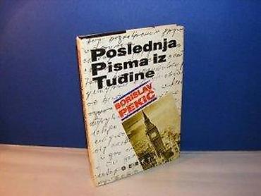 fox: Poslednja pisma iz tuđine borislav pekić dereta 1991 tvrd povez — 2