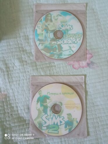аренда настольных игр: Диски с играми The Sims: по 50 сомов - The Sims Castaway Stories
