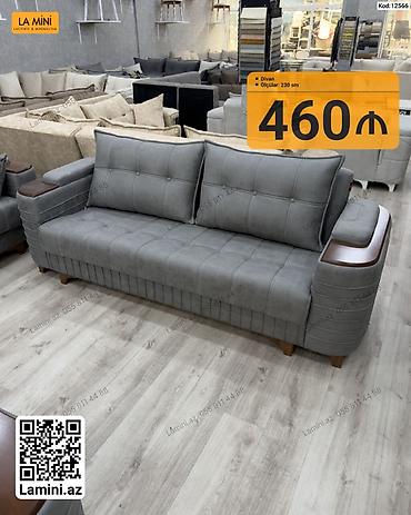 Ev və bağ: Məhsul: Divan Ölçü: 230 sm Qiymət: 460 ₼ Kod: 12566 Təsvir: - — 1