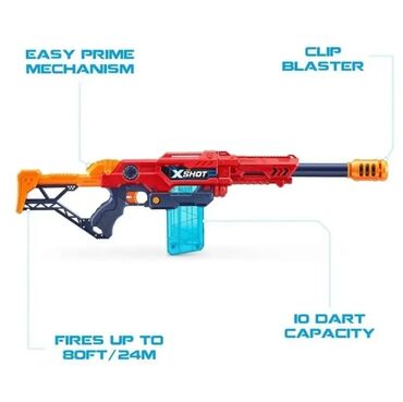 бластеры: Бластер XSHOT с мягкими пулями. Б/у, состояние отличное