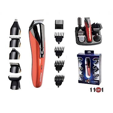 saç maşınları: Promozer 2018 - Trimmer dəsti 10in1 Təsviri:⬇️Keyfiyyətli Təraş — 3