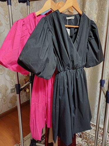 футболка платье: Вечернее платье, Короткая модель, С рукавами, S (EU 36), M (EU 38)