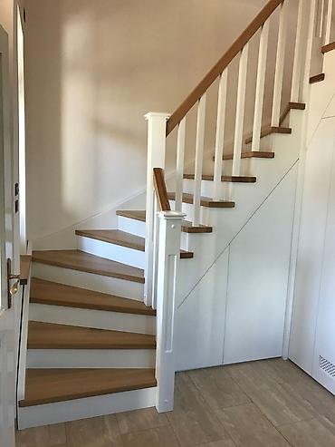 Pilləkən məhəccərləri: Taxta pilləkən – dizayn və quraşdırma Məhsul/təsvir: - İkiqat rəngli — 4