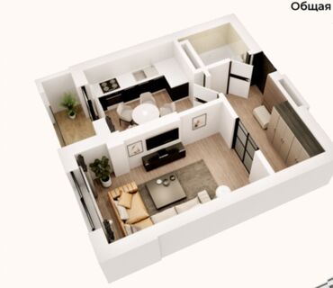 элементы кухонной мебели: Гарнитур для зала, Диван, цвет - Серый