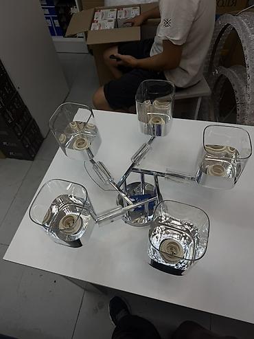 smart light: Потолочная люстра на 5 плафонов - Конструкция: центральное — 1