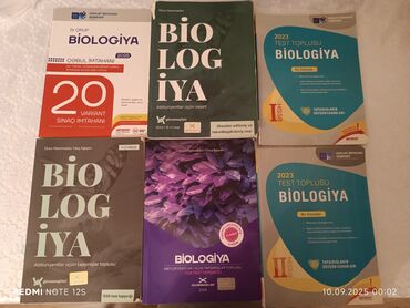 İncəsənət və kolleksiyalar: Məhsul: Biologiya üzrə hazırlıq və abituriyentlər üçün test/toplu