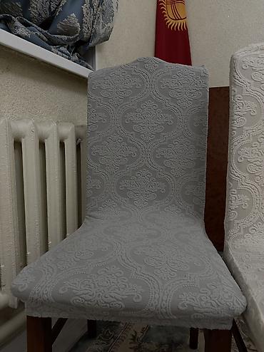 Чехлы для мягкой мебели: Чехлы на стулья с высоким спинкой - Эластичные чехлы на стулья без — 4