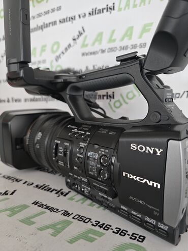 Videokameralar: Sony NXCAM HXR-NX3 peşəkar videokamera. Xaricdən gəlmə kameradı Təzə — 3