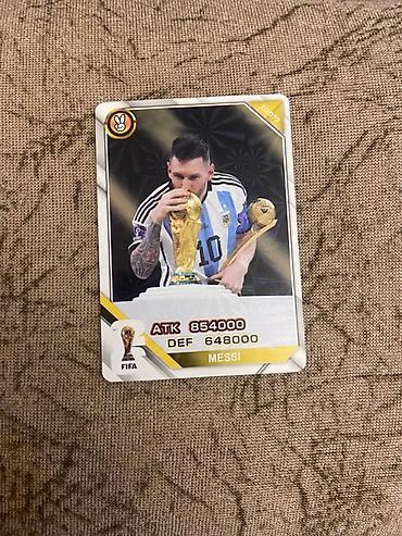 kart oyunları: Kolleksiya üçün futbol kartı – “Messi” mövzulu - Mövzu: Argentina — 1