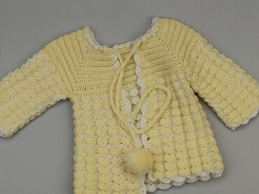 sweterek żółty: Kardigan, 0-3 m, stan - Dobry