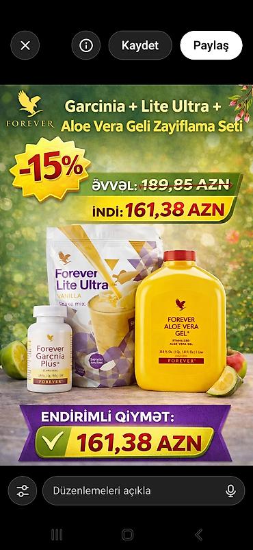 forever: Forever Living məhsulları – 15% endirimlə! Aloe Vera Gel (1 litr, 338 — 2
