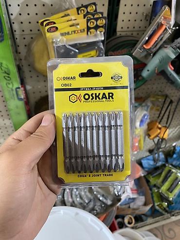 Расходники, аксессуары и комплектующие для инструментов: Набор бит OSKAR Professional Tools OB02 - Тип: биты для — 1