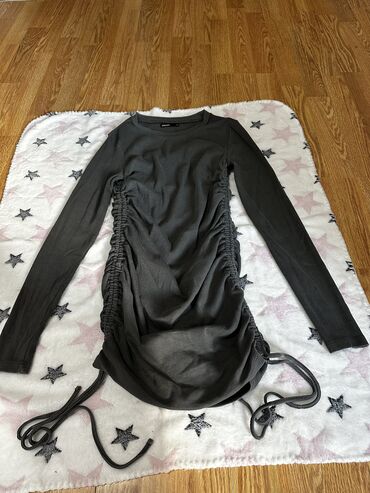 srebrni lancici sa priveskom: M (EU 38), color - Grey, Evening, Long sleeves