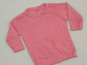 różowa satynowa bluzka: Bluzka, 3-6 m, stan - Dobry