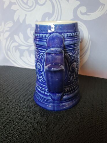 Čaše: Krigla nova rucni rad nemacka iz 70ih.god. Krigla rucni rad,rucno — 7