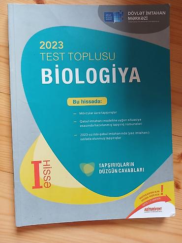 Məhsul: 2023 “Biologiya – Test Toplusu”, I hissə Nəşriyyat: Dövlət