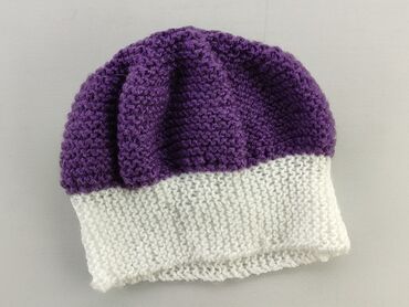 fioletowa czapka zimowa: Czapka, stan - Idealny