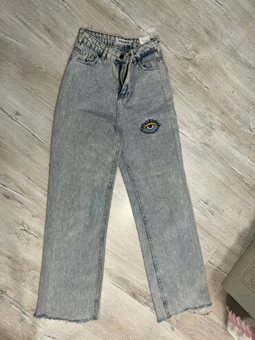 cins: Cinslər, PULL&BEAR, XS (EU 34), S (EU 36), M (EU 38), rəng - Göy