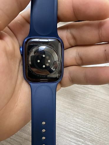 apl: АКБ 83% Смарт‑часы Apple Watch (алюминий, цвет Blue) с синим — 1