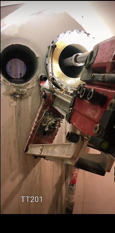 Beton işləri: - Hilti DD 200 stansiyalı almaz karot qurğusu ilə dəliklərin kəsilməsi — 10