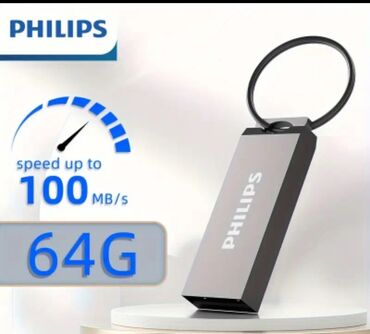 fleş: Флеш карта 64 ГБ, USB 2.0, Новый