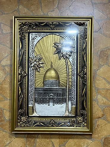 it sekilleri: Məhsul: Şərq miniatür üslubunda çərçivəli dekorativ tablo dəsti — 7