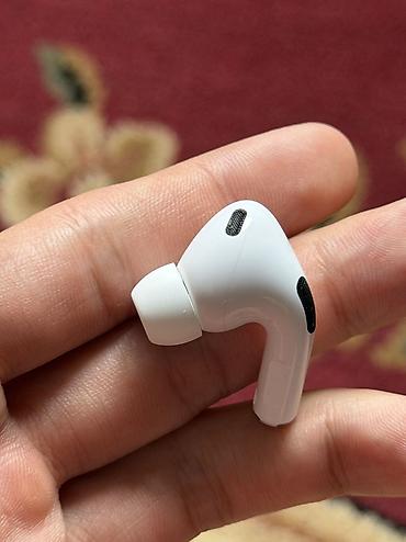 samsung a12: Беспроводные вакуумные наушники, Apple, AirPods Pro 2, Б/у — 4