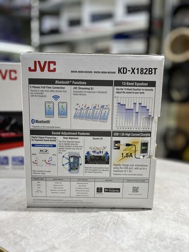 Магнитолы: Jvc оригинал. Jvc kdx 282. Модель с блютузом. Сборка ИНДОНЕЗИЯ — 9