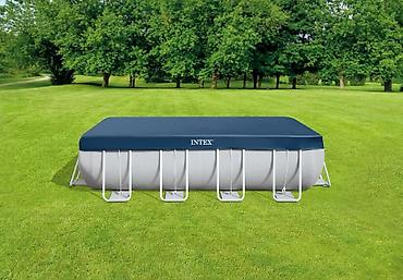 Hovuzlar: INTEX karkazlı hovuz üçün örtük 400x200 cm ölçüdə qiyməti 35 azn — 1