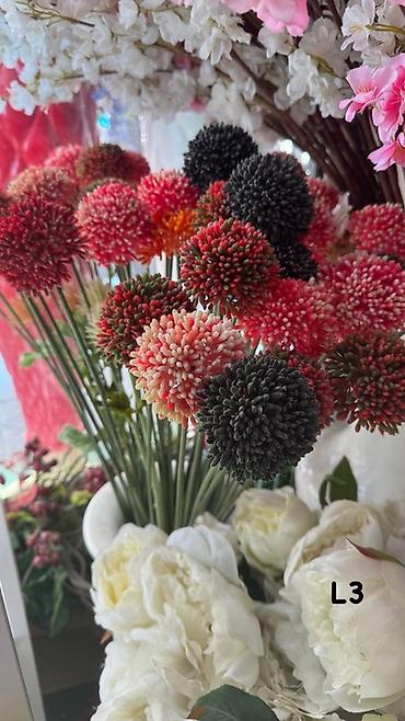 sakura gülü: 0.30 gepikdi Məhsul: Dekorativ süni çiçək dəstləri – pompom/top — 1