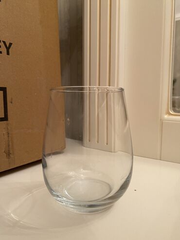 Stəkanlar: Stəkanlar, rəng - Ağ, Şüşə, 6 ədədli dəst, 400 ml, Türkiyə