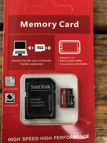 новый ноутбук: SD карта, карта памятиМикрофлешка Адаптер 1024гб v30 SanDisk