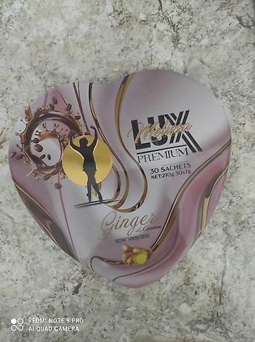 lux coffee: Məhsul: LUX Premium “Ginger Coffee” (zəncəfilli qəhvə) – L‑Carnitine — 1