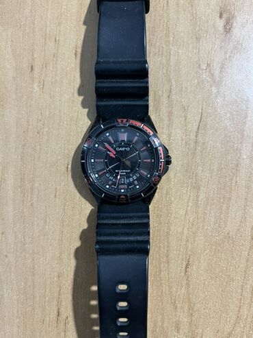наручные часы касио: Мужские наручные часы Casio с черным ремешком. На циферблате