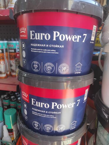 эмалированные тазы: Краска Tikkurila Euro Power 7 — это моющаяся краска, предназначенная