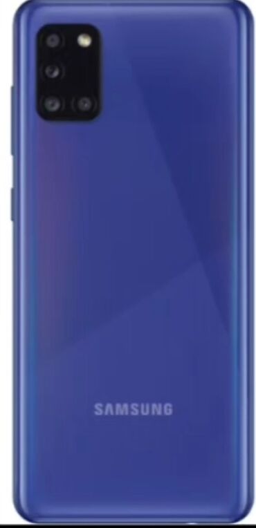купить бу телефон в бишкеке: Samsung Galaxy A31, Б/у, 128 ГБ, цвет - Черный, 2 SIM