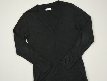 czarne bluzki w lodke: Sweter, L, stan - Dobry
