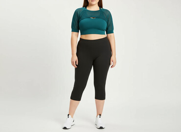 legginsy wzorzyste: Esmara, Лосини Спортивні жіночі, розмір XL