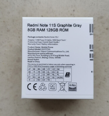 Redmi: Redmi Note 11S, 128 GB, rəng - Boz -da lalafo.az — 2 Redmi: Redmi Note 11S, 128 GB, rəng - Boz — 2