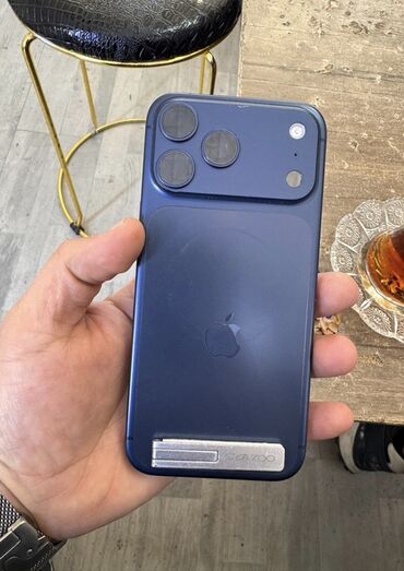 Apple iPhone: IPhone 17 Pro Max, 256 GB, Mavi, Barmaq izi, Face ID — 1