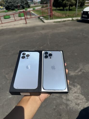 коробка айфон 11: IPhone 13 Pro Max, Колдонулган, 256 ГБ, Sierra Blue, Куту, 79 %
